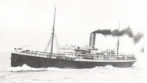 SS Karina, sunk 1 August 1917. Photo from E.D. Fleet History http://www.clydesite.co.uk